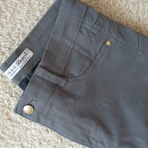 Denim&Co. Skinny Jeans - Dark Olive Green - NWOT - Picture 2 of 5